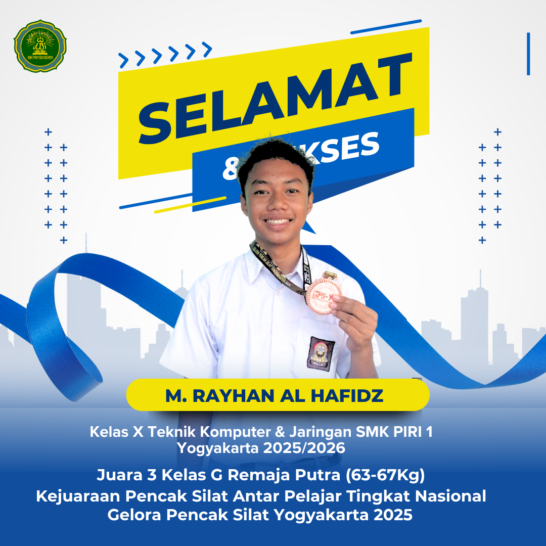 Gambar artikel Siswa SMK PIRI 1 Yogyakarta Raih Juara 3 Kejuaraan Pencak Silat Nasional 2025
